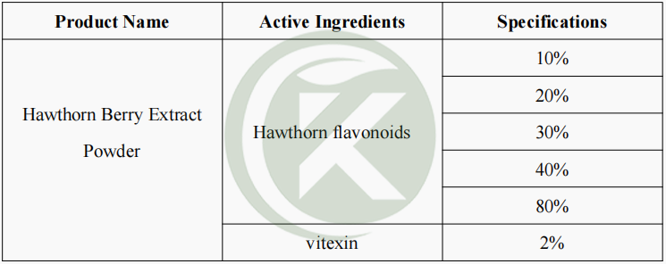 Hawthorn Berry Extract Powder Bubuk Ekstrak Berry Hawthorn