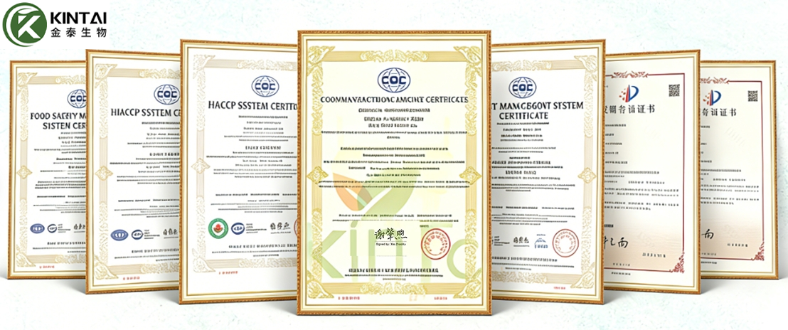 Kintainutri®'s certifications