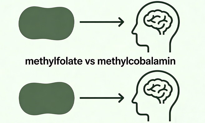What is the difference between methylfolate and methylcobalamin?