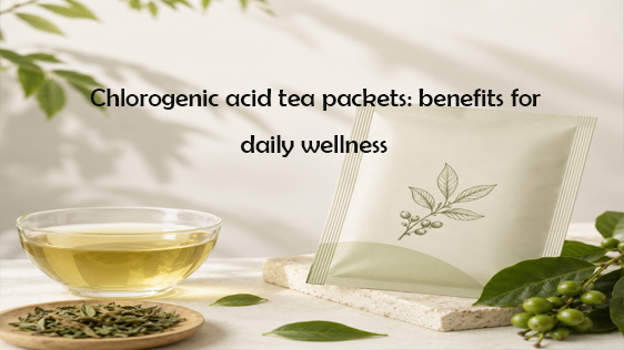 Chlorogenic acid tea packets: benefits for daily wellness