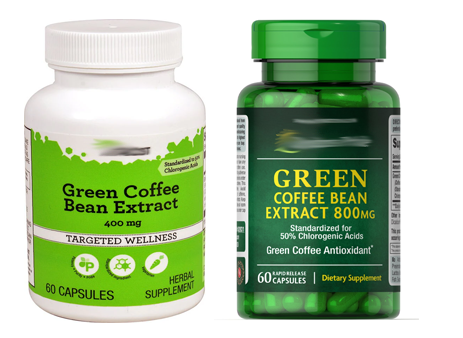 green coffee bean extract supplement