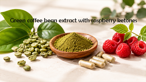 Green coffee bean extract with raspberry ketones