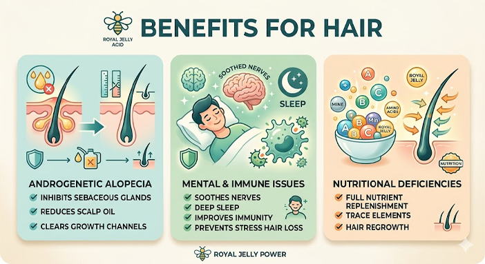 Lyophilized Royal Jelly Powder For Hair