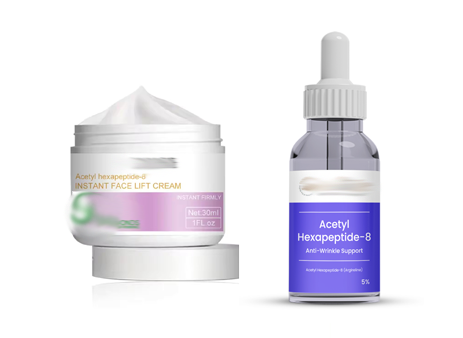Acetyl Hexapeptide-8 (AH-8) cream and serum