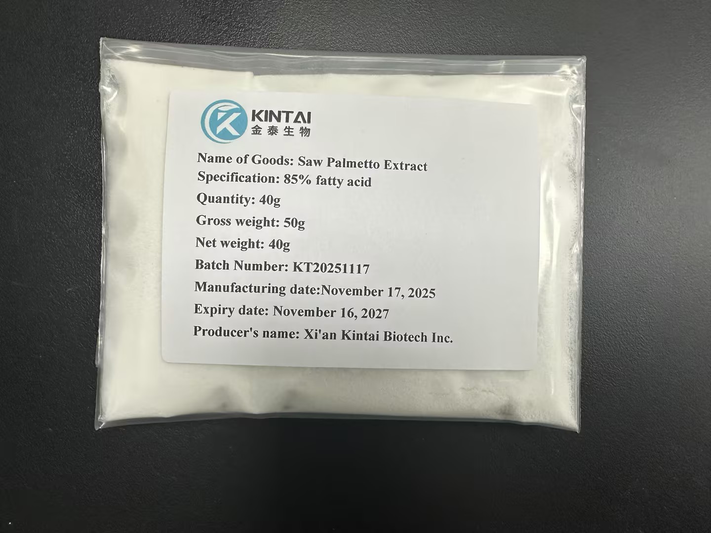 Saw Palmetto Extract Powder