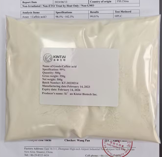 Poudre d'acide caféique à 99 %