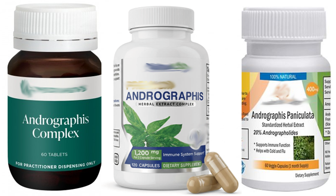 Comprimés et suppléments de poudre d'andrographolide