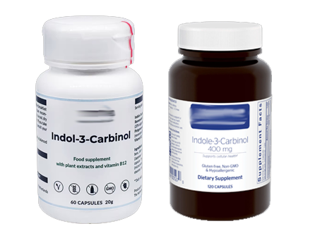 Indole 3 carbinol supplement Suplemento de indol 3-carbinol