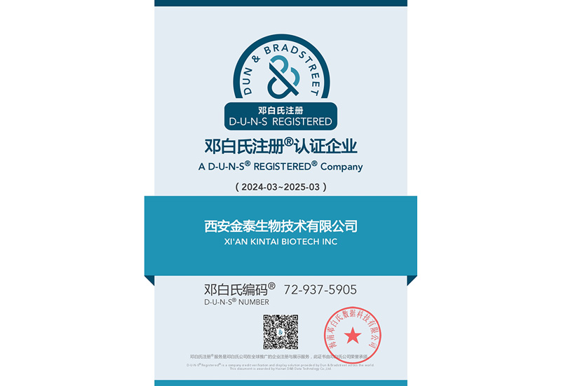 KINTAI Obtains Dun & Bradstreet Number