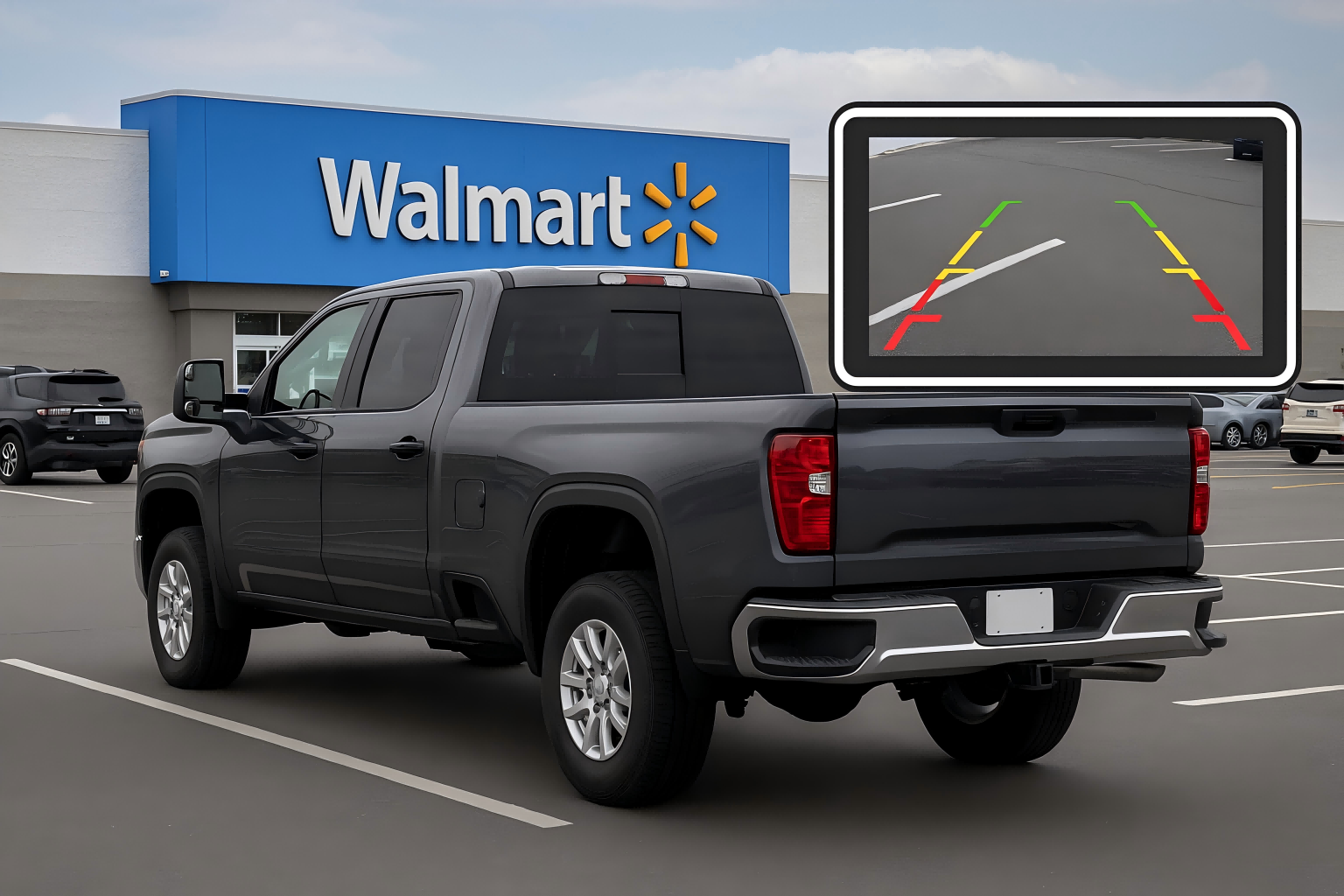 America’s Obsession with Oversized Pickups Is Fueling the Backup Camera Industry