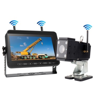 10.1-Inch Wireless HD 30X Zoom Waterproof Monitor Rear View Camera Kit for Cranes and Tower Cranes (Model: IP102+D20)