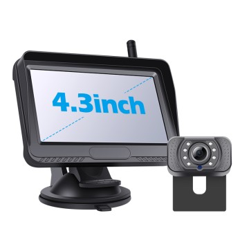 4.3" Wireless Rearview Camera Kit XL-435+006s Car Reversing Aid