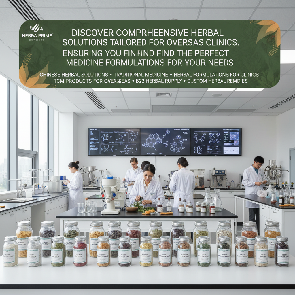 How can we help overseas clinics find a comprehensive range of suitable traditional Chinese medicine (TCM) preparations?