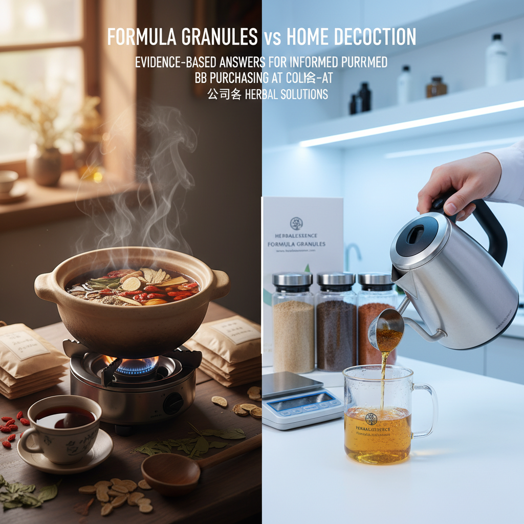Formula Granules vs Home Decoction: Evidence-Based Answers