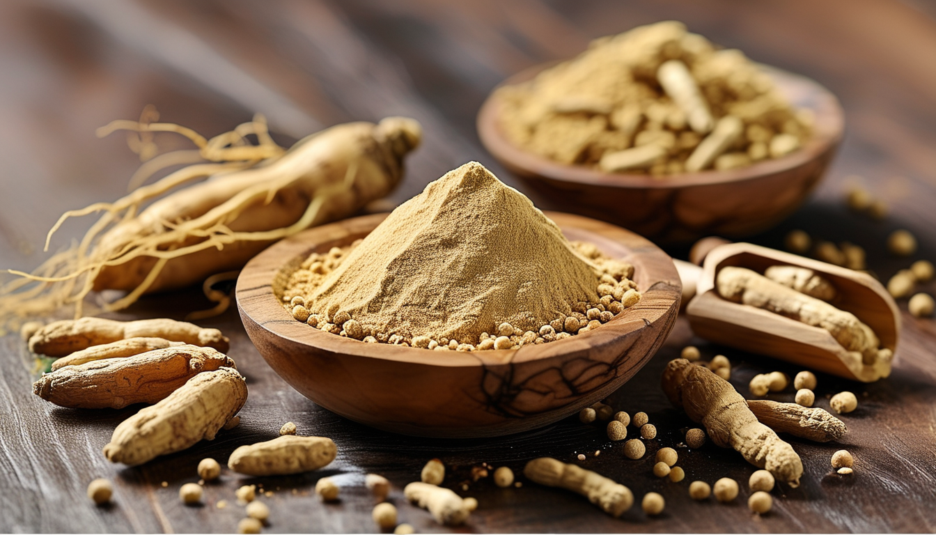 Ginseng- und Adaptogen-Granulat – Wasserlösliche Pulver für Getränke, Gummibärchen und Shots | Großpackung
