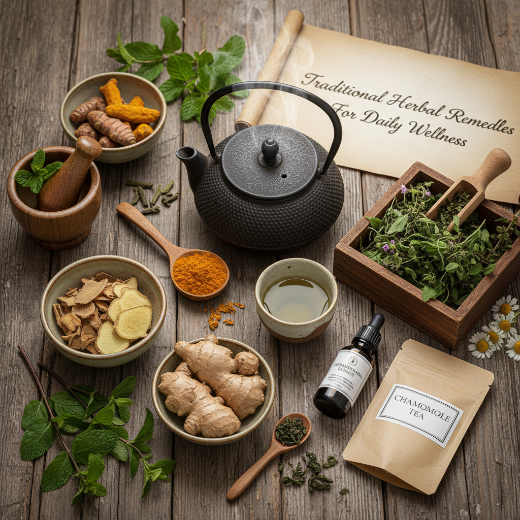 Traditionelle pflanzliche Heilmittel zur Gesundheitsvorsorge im Alltag