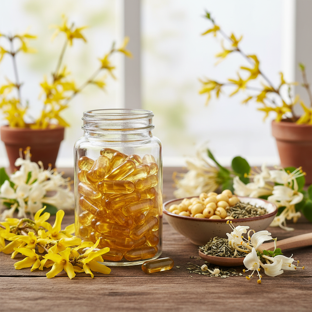 Honeysuckle And Forsythia Formula For Health And Wellness