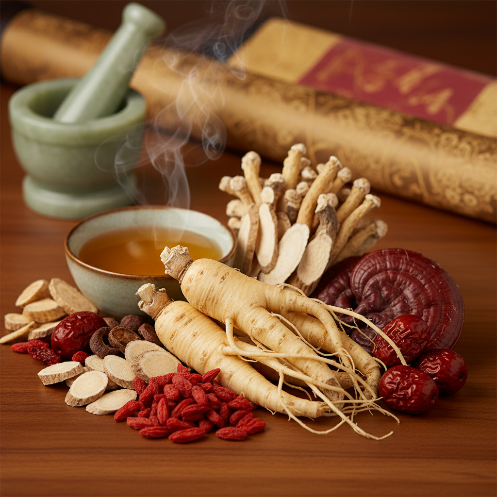 Ginseng Formula To Nourish Qi For Outine Health Maintenance
