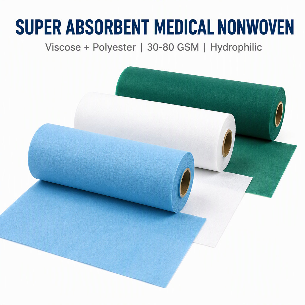Super Absorbent Medical Nonwoven: The Optimal Choice for Healthcare Hygiene