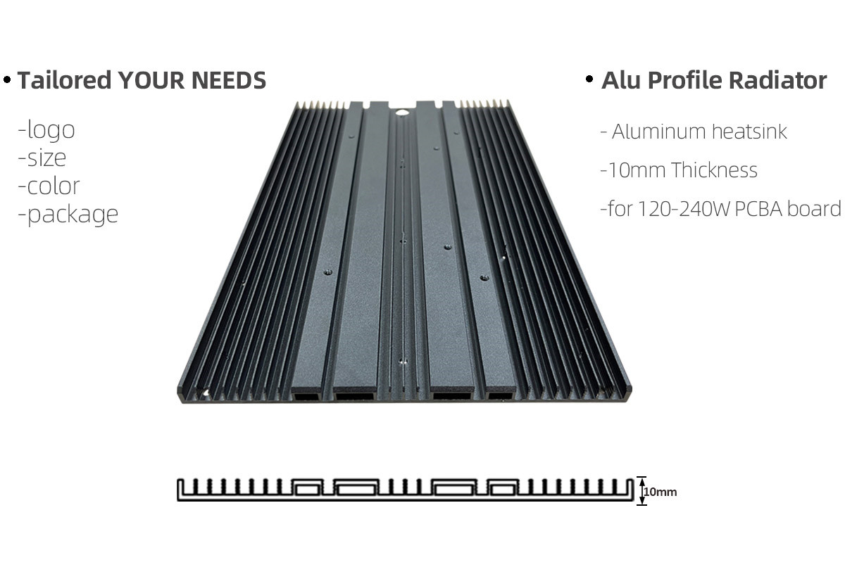 Aluminum HeatSink for Optimal Grow Light Cooling