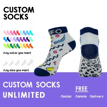 OEM Custom Trampoline Socks Factory Anti-Slip Playground Trampoline Socks for Indoor Sports