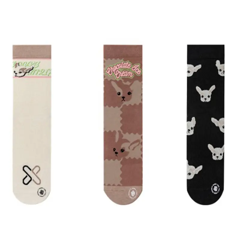 Digital Printing Vintage Crew Socks