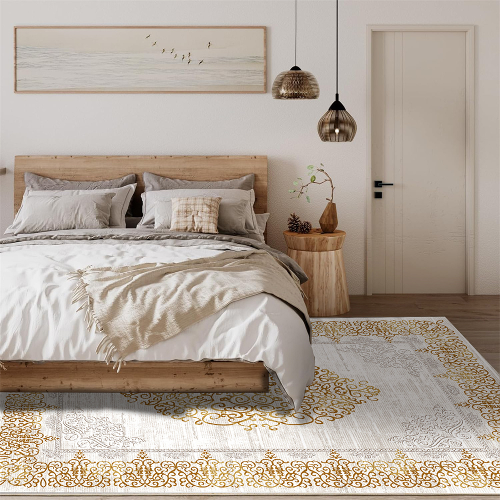 Soft Flannel Carpet with TPR Backing Non Slip Wash02