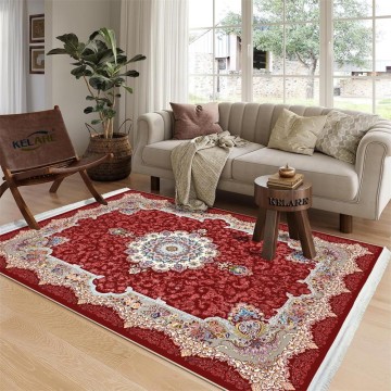 Red persian  home rugs  office carpet hotel carpet Home decoration carpet