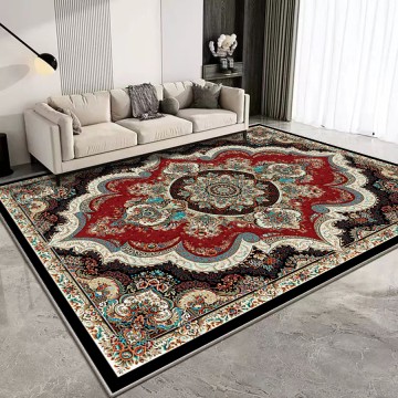 Modern Geometric Infinitely Color change Style 3d printed living room modern KELARE velvet carpets and Rugs Customized Size and Design Chinese Factory