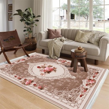 European Design Living room carpet with laces customzied size carpet factory