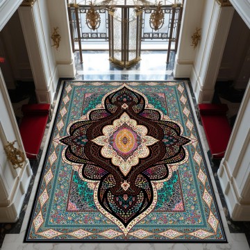 Shinny Diamond HD CARPET with PU Artifical Leather BACKING Best Anti-slip