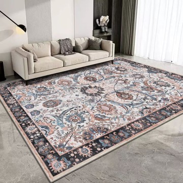 Luxury Vintage Retro Persia KELARE Velvet Carpet Home Decor Room Carpet, New Material With Anti-slip Backing