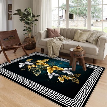 Crystal Velvet Carpet for Home Printed Living Room Carpet Hotsales Rugs