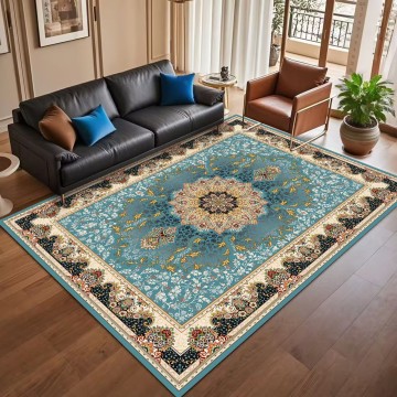 Customized Faux Cashmere Carpet Luxury Soft Touch Rug for Home Floor Decor