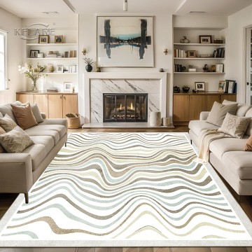 Modern style home rugs washbale  carpet with non slip backing wholesales factory price cutstomized carpet