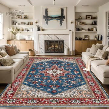 Wholesale  washable carpet persian folding carpet with no slip backing