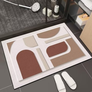 Bathroom Mat Absorbent Non Slip Quick Bathroom Rug for Bathroom Floor