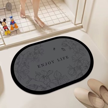 Modern Non-Slip Diatom Shower Floor Rug