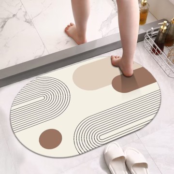 Quick Evaporation Diatom Shower Floor Mat