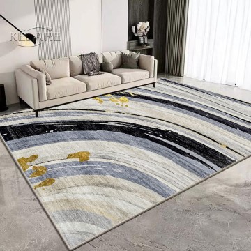 Alfombras modernas con estampado abstracto para el hogar o la sala de estar.