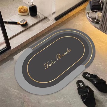 Bathroom Mat Absorbent Non Slip Quick Bathroom Rug for Bathroom Floor