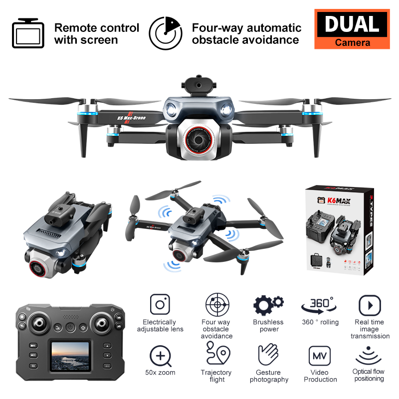 K6 Max Drone 4K Camera Obstacle Avoidance WIFI FPV (5)