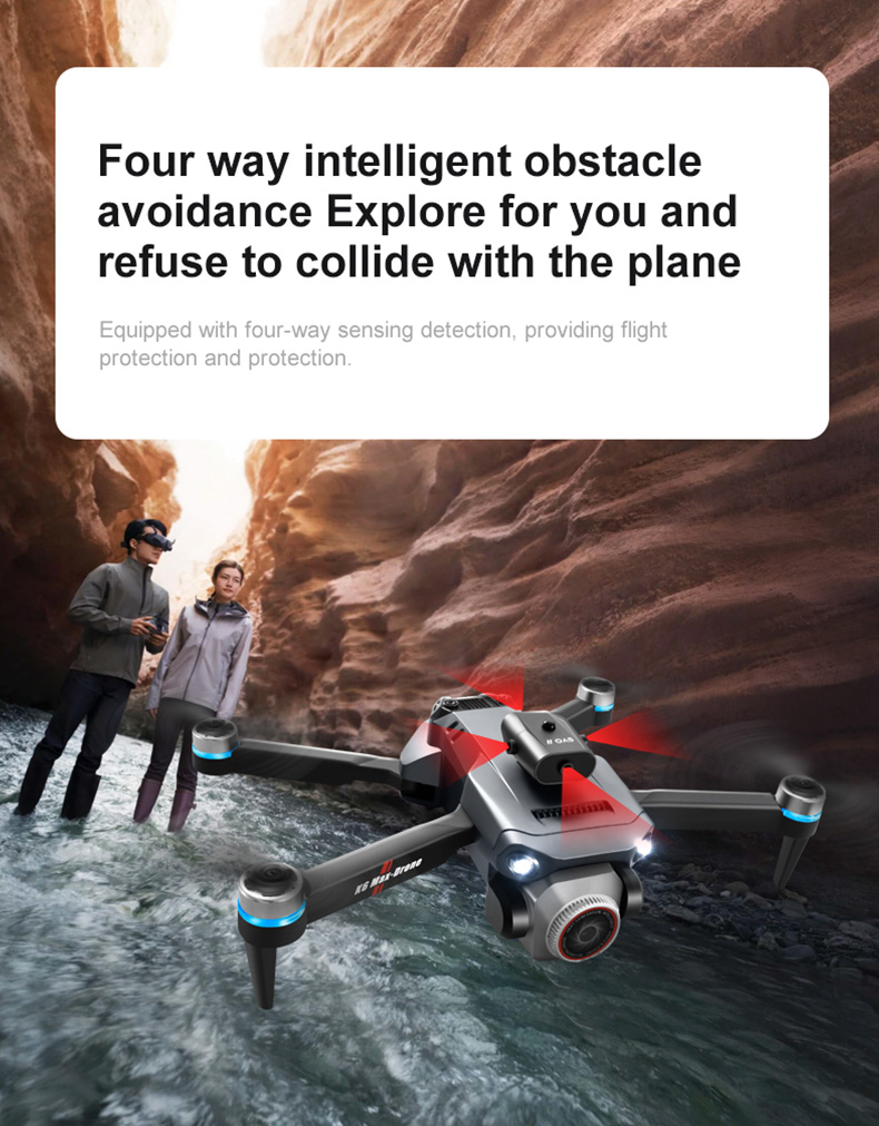 K6 Max Drone 4K Camera Obstacle Avoidance WIFI FPV (9)