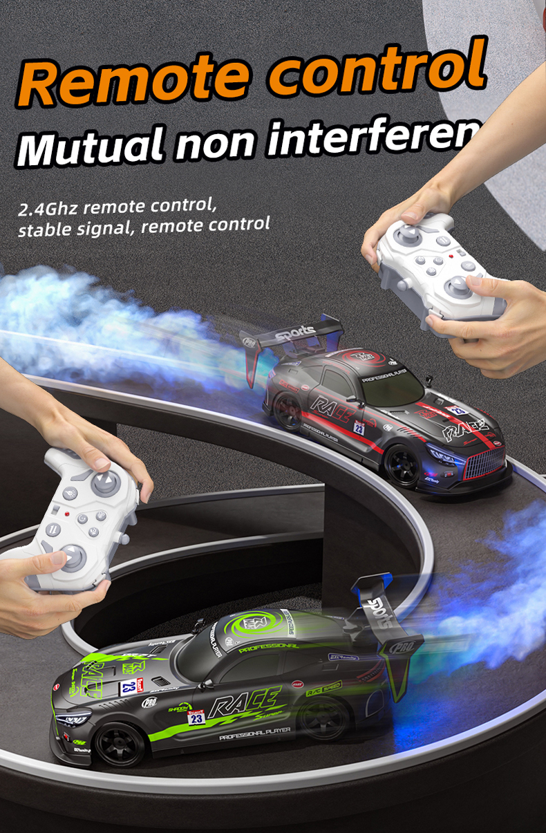 Spray 4WD RC Car with Accelerated Spray Lights Sound and 2