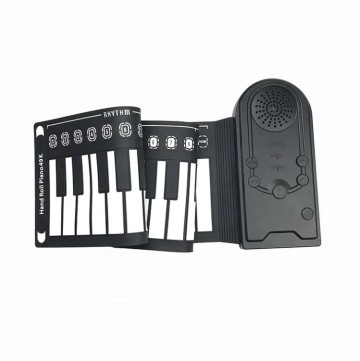 49-Key Hand-Rolled Piano Electronic Soft Silicone Roll-Up Keyboard for Kids