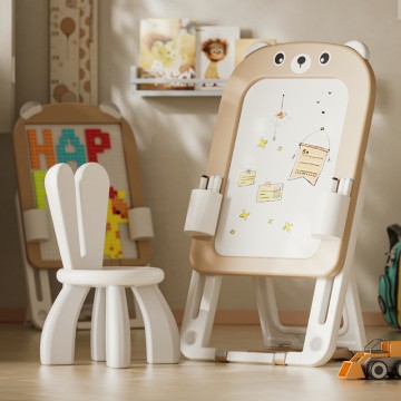 Mini Magnetic Foldable Drawing Board Easel – Kids Doodle Dry Erase Painting Toy