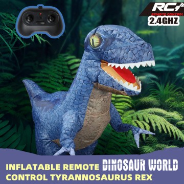35.4 Inch RC Inflatable Giant Dinosaur Toy for Kids with Remote Control