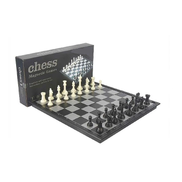Folding Magnetic Plastic Chessboard Portable International Chess Game for Kids