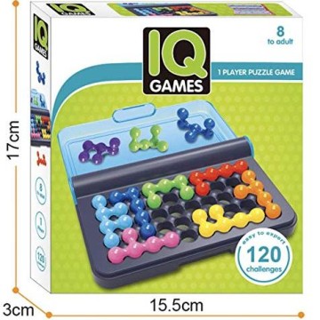 Intelligent Toy Brain Games Plastic Bead Puzzle IQ Game Desktop Travel Challenge