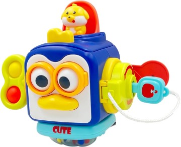 Montessori Busy Cube Sensory Toys Toddler Puzzle Activity Cube Baby Gifts